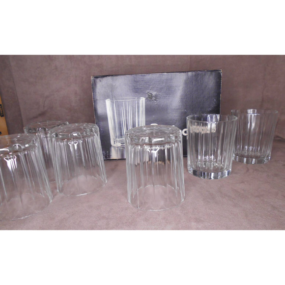 Rayware Old Fashioned 6 PC Glass Set 9.5 oz Vintage Continental Glassware Italy - Picture 3 of 12